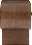 Harlow Brown Night Stand 752Brown-NS Meridian Furniture