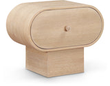 Harlow Natural Night Stand 752Natural-NS Meridian Furniture