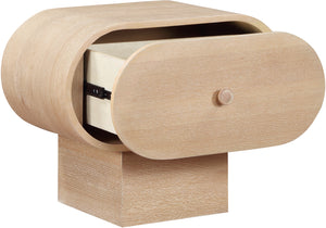 Harlow Natural Night Stand 752Natural-NS Meridian Furniture