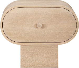 Harlow Natural Night Stand 752Natural-NS Meridian Furniture
