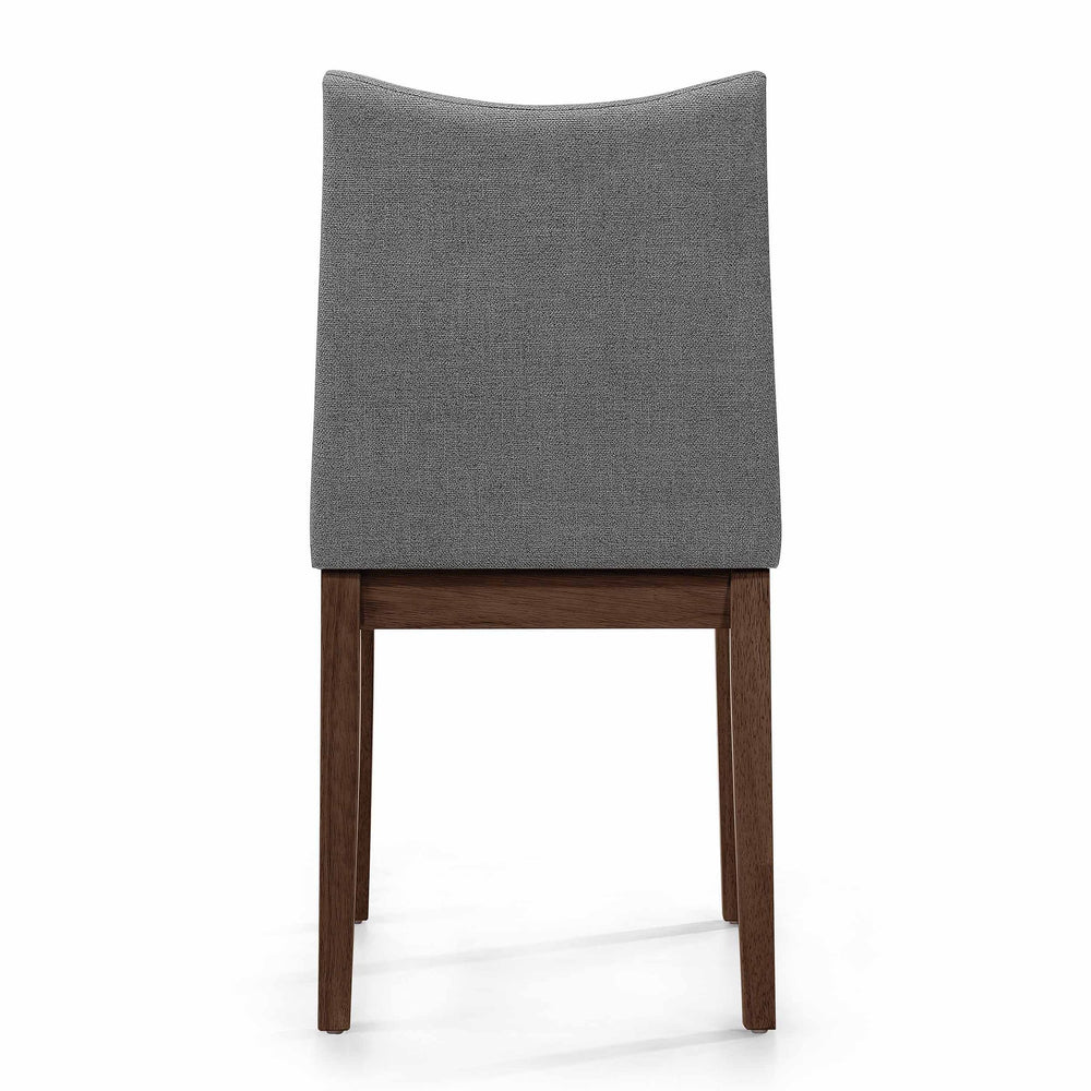 English Elm Christopher Knight Home® - Dining Chairs Set Of 2 - Mid-Century Modern Design, Dark Grey Upholstery & Rubberwood Frame 59460.00DGYWNT