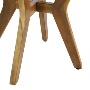 English Elm Set of 2 Outdoor Iron Rocking Chairs with Pe Rattan Back and Acacia Side Table N769P289096T_2_70618.00LGRY