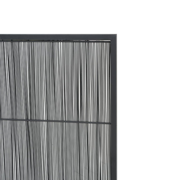 English Elm Willow Iron Fireplace Screen Powder Coated Vertical Bar Grid for Modern Interiors Black N775P386927B