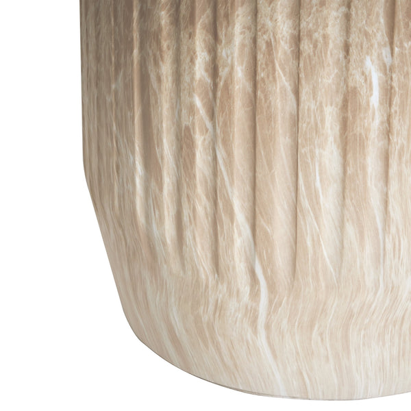 English Elm Christopher Knight Home® - Outdoor Cicci Carved Side Table - Luxurious Gold Accent For Indoor/Outdoor Living Spaces N773P283503G