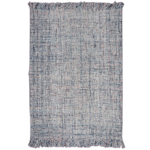 English Elm Radclife Beige Cream 6x9 Jute Wool Area Rug — Handwoven Durable Flatweave with Fringe, 0.4" thick B136P188392