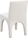 Gramercy Beige Linen Textured Fabric Dining Chair 753Beige-C Meridian Furniture