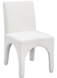 Gramercy Cream Linen Textured Fabric Dining Chair 753Cream-C Meridian Furniture