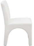 Gramercy Cream Linen Textured Fabric Dining Chair 753Cream-C Meridian Furniture