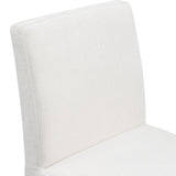 Gramercy Cream Linen Textured Fabric Dining Chair 753Cream-C Meridian Furniture