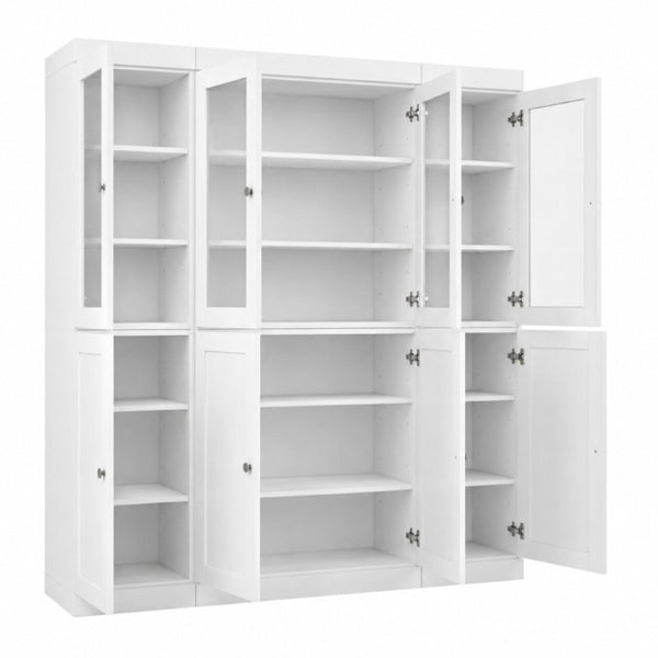 72 Inch Solid Wood Tall Pantry Cabinet Freestanding Kitchen Storage Closet Unit