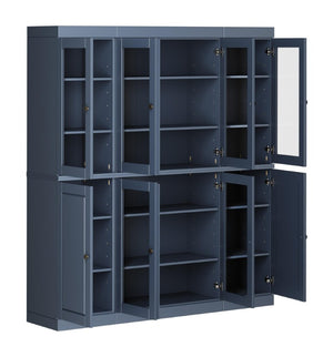 72 Inch Solid Wood Pantry Cabinet Tall Kitchen Storage Closet Armoire with Farmhouse Style