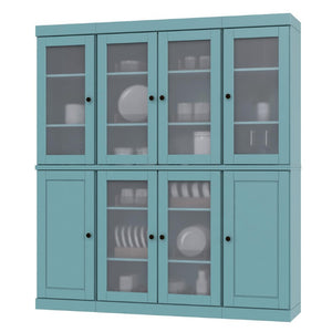 72 Inch Solid Wood Pantry Cabinet Tall Freestanding Kitchen or Hallway Storage Organizer Unit