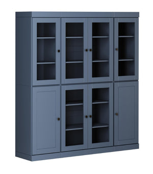 72 Inch Solid Wood Pantry Cabinet Tall Kitchen Storage Closet Armoire with Farmhouse Style