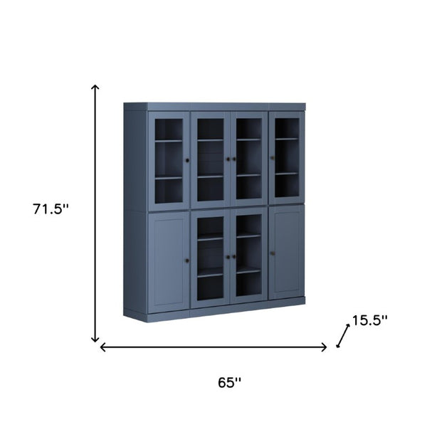 72 Inch Solid Wood Pantry Cabinet Tall Kitchen Storage Closet Armoire with Farmhouse Style