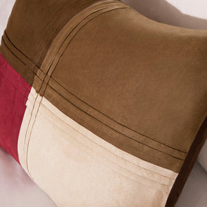 JLA Home Madison Park - 7 Piece Microsuede Comforter Set with Pieced Color-Block Panels, Pintucked Seams, Plush Brushed Reverse 104 L x 92 W x 1.5H MP10-284