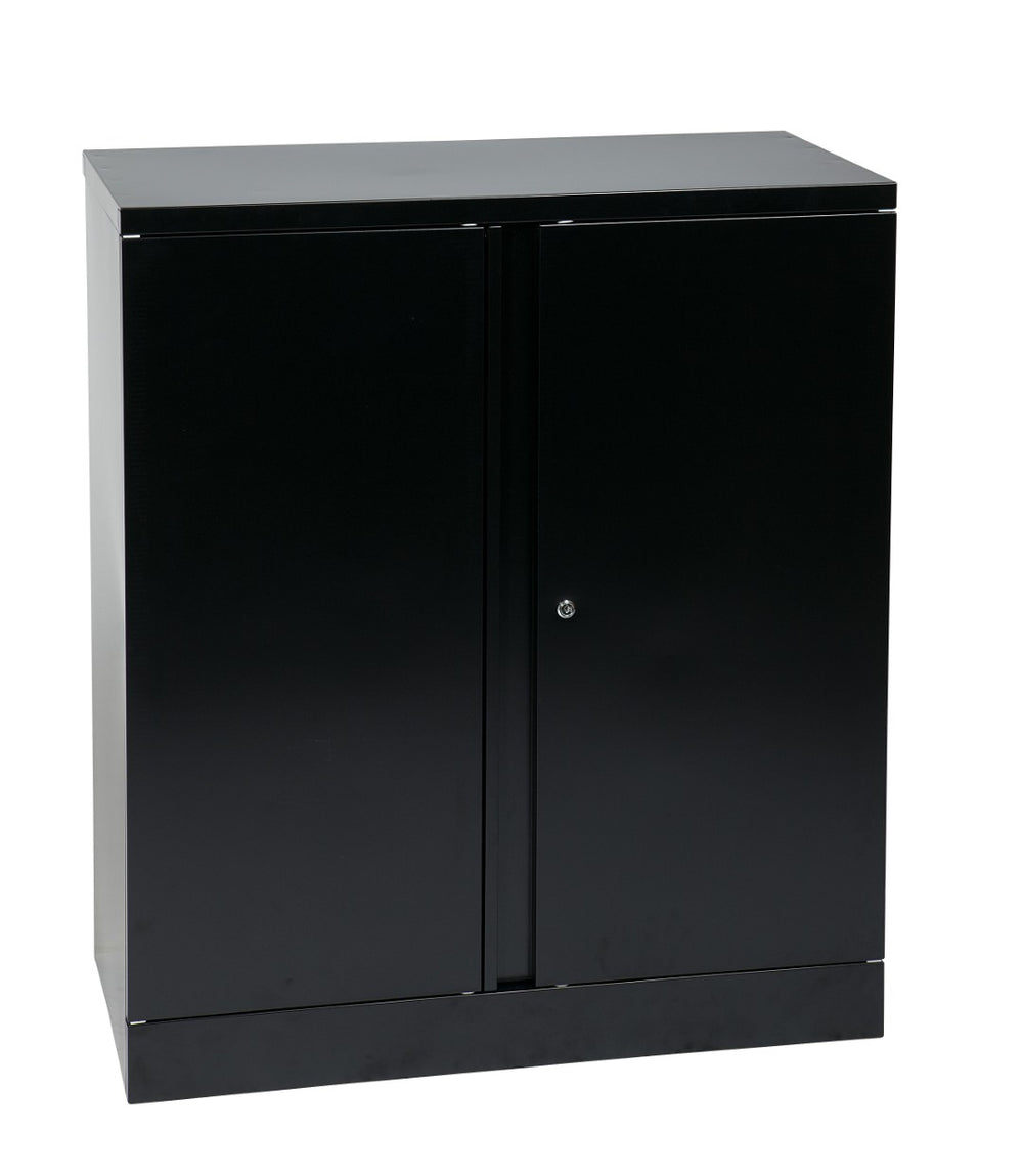 OSP Home Furnishings 42" Locking Office Storage Cabinet with Adjustable Shelves for Organized Workspaces ST423618-B