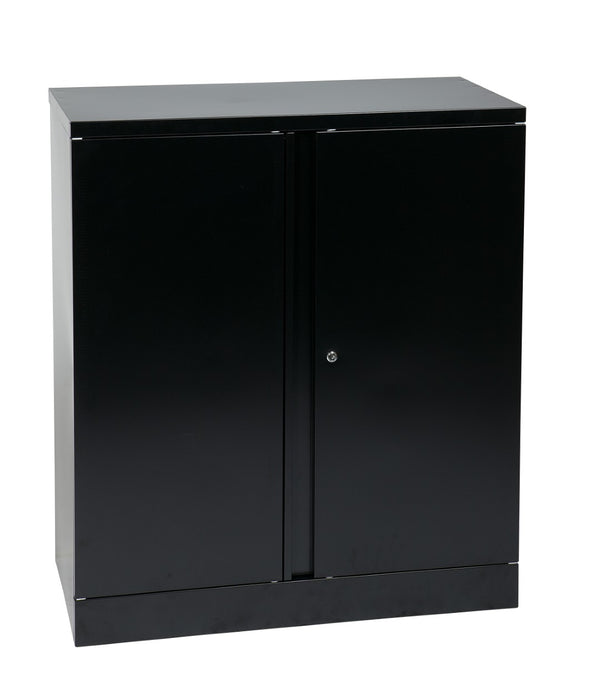 OSP Home Furnishings 42" Locking Office Storage Cabinet with Adjustable Shelves for Organized Workspaces ST423618-B
