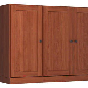 65 Inch Solid Wood Sideboard with Two Drawers and Four Cabinet Doors for Dining Rooms