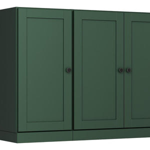 65 Inch Solid Wood Sideboard with Four Cabinet Doors and Two Storage Drawers
