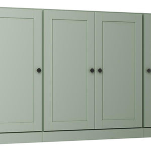 65 Inch Sage Solid Wood Buffet with Two Drawers and Four Cabinet Doors