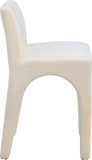 Gramercy Beige Linen Textured Fabric Stool 754Beige-C Meridian Furniture