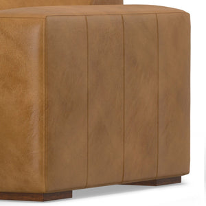 English Elm Rex Right Chaise Sofa Module - Luxurious Sienna Leather, Modular Design, Plush Comfort & Style B136P199249-GIGA
