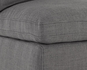 Sunpan Glenrose Elegant Wheeled Dining Armchair - Classic Comfort with Feather-Filled Cushions for Style Effie Smoke