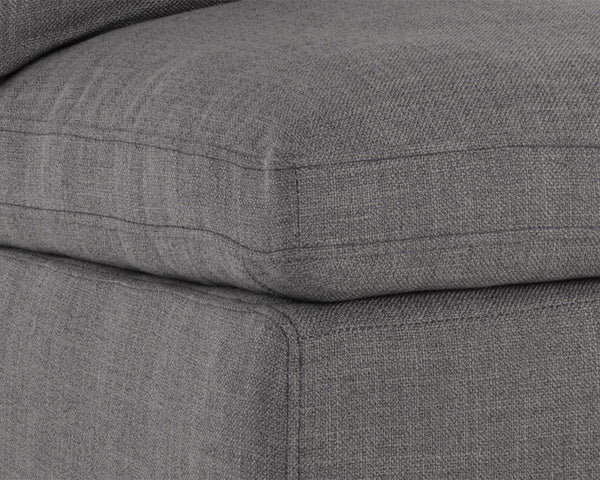 Sunpan Glenrose Elegant Wheeled Dining Armchair - Classic Comfort with Feather-Filled Cushions for Style Effie Smoke