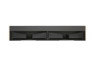 English Elm 72" Aluminum Wall Mounting Bracket for Floating Bathroom Cabinet Secure Installation W1920P466282