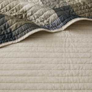 English Elm 6 Piece Reversible Plaid Daybed Cover Set with Herringbone Cabin Quilt, Twin Fit, Machine Washable Multicolor 17.72 L x 15.75 W x 7.48 H B035P266679