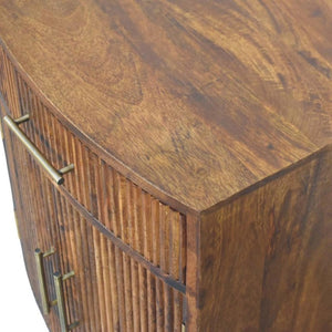 24 Inch Solid Wood Single Drawer Nightstand for a Warm Bedroom Storage Solution