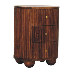 22 Inch Solid Wood Single Drawer Nightstand for Bedroom Storage and Timeless Style