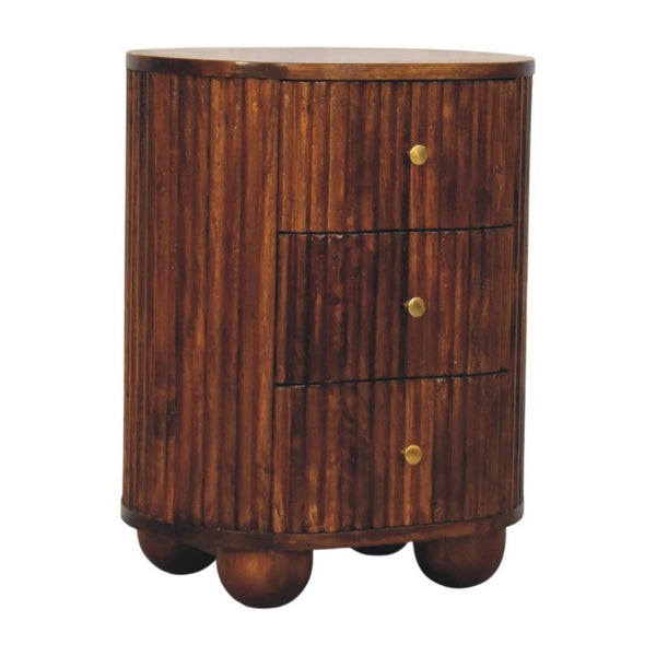 22 Inch Solid Wood Single Drawer Nightstand for Bedroom Storage and Timeless Style