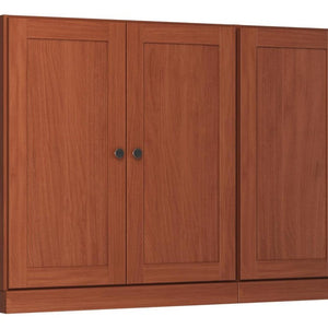 64 Inch Solid Wood Buffet Sideboard Four Door Storage for Dining and Living Rooms