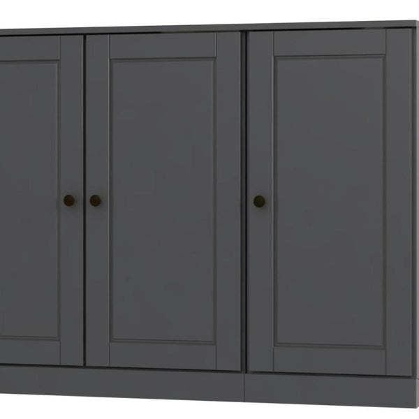 65 Inch Solid Wood Buffet Cabinet with Glass Front Doors for Elegant Dining Rooms
