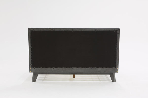 VIG Furniture California King Nova Domus Soria Modern Grey Wash Bed VGMABR-32-BED-GRY-CK