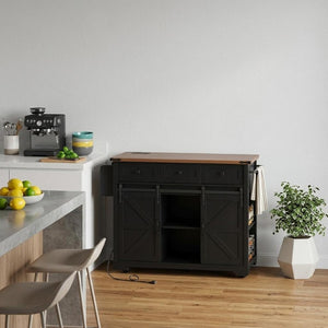 I Need to Create a Common Title for a 54-inch Rolling Kitchen Cart with Usb Charging, Flat Door Wood Storage Cabinet.