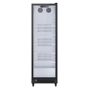 75 Inch Glass Door Beverage Cooler Single Zone Freestanding Bar Mini Refrigerator