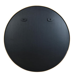 39 Inch Round Aluminum Framed Bathroom Vanity Mirror for Modern and Glam Wall Decor Accent