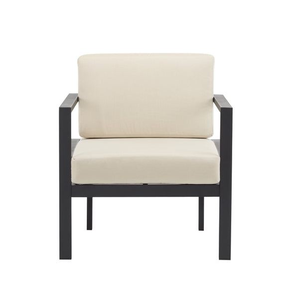 English Elm Christopher Knight Home® - [Set Of 2] 27.7'' Modern Lounge Chairs With Weather-Resistant Cushions For Stylish Outdoor Comfort N767P237029B_2