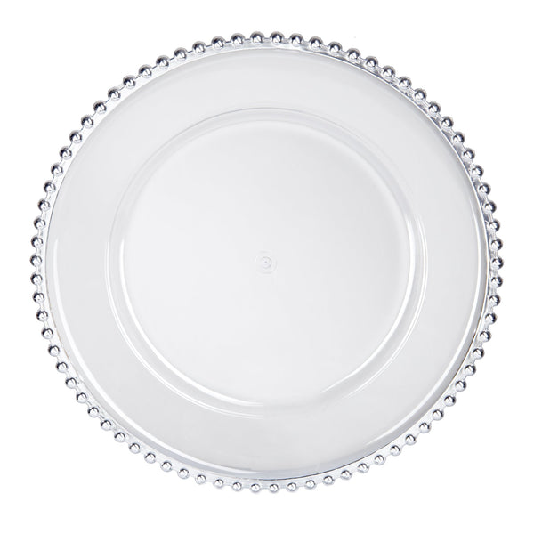 English Elm 8 Pack Plastic Charger Plates - D13" Stylish, Durable, And Reusable For Elegant Table Settings & Events W2078P285449