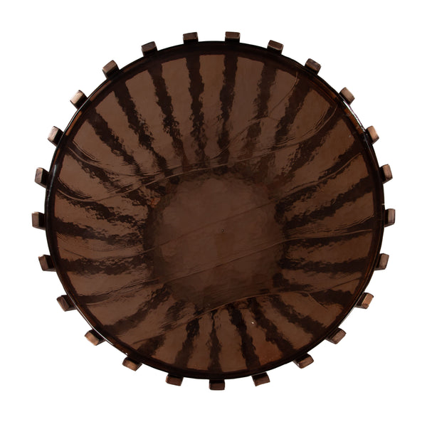 Zuo Modern Kafig Side Table Bronze - Modern Recycled Glass & Iron Design For Chic Living Spaces And Decor Bronze Recycled Sand Cast Glass,Iron 110614-zuo-modern