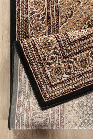 English Elm Manchester Elegant Black & Ivory 2 Ft. X 3 Ft. Area Rug – Durable, Soft, & Stain Resistant Design B186P316782