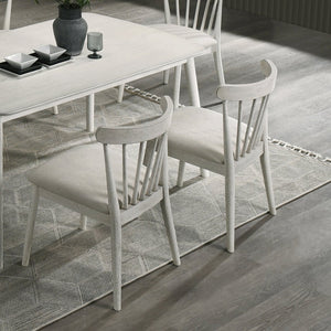 English Elm 2-Piece Rustic Side Chair Set - Solid Wood, Farmhouse Charm, Easy Assembly For Dining & Living Spaces W2537P214546