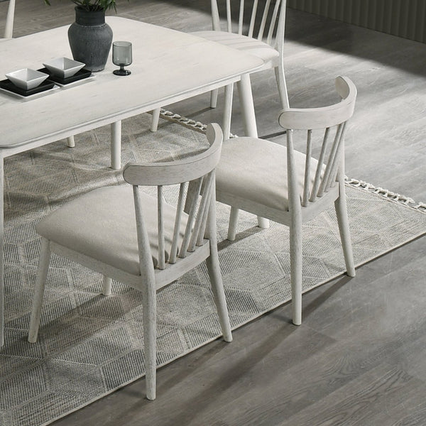 English Elm 2-Piece Rustic Side Chair Set - Solid Wood, Farmhouse Charm, Easy Assembly For Dining & Living Spaces W2537P214546