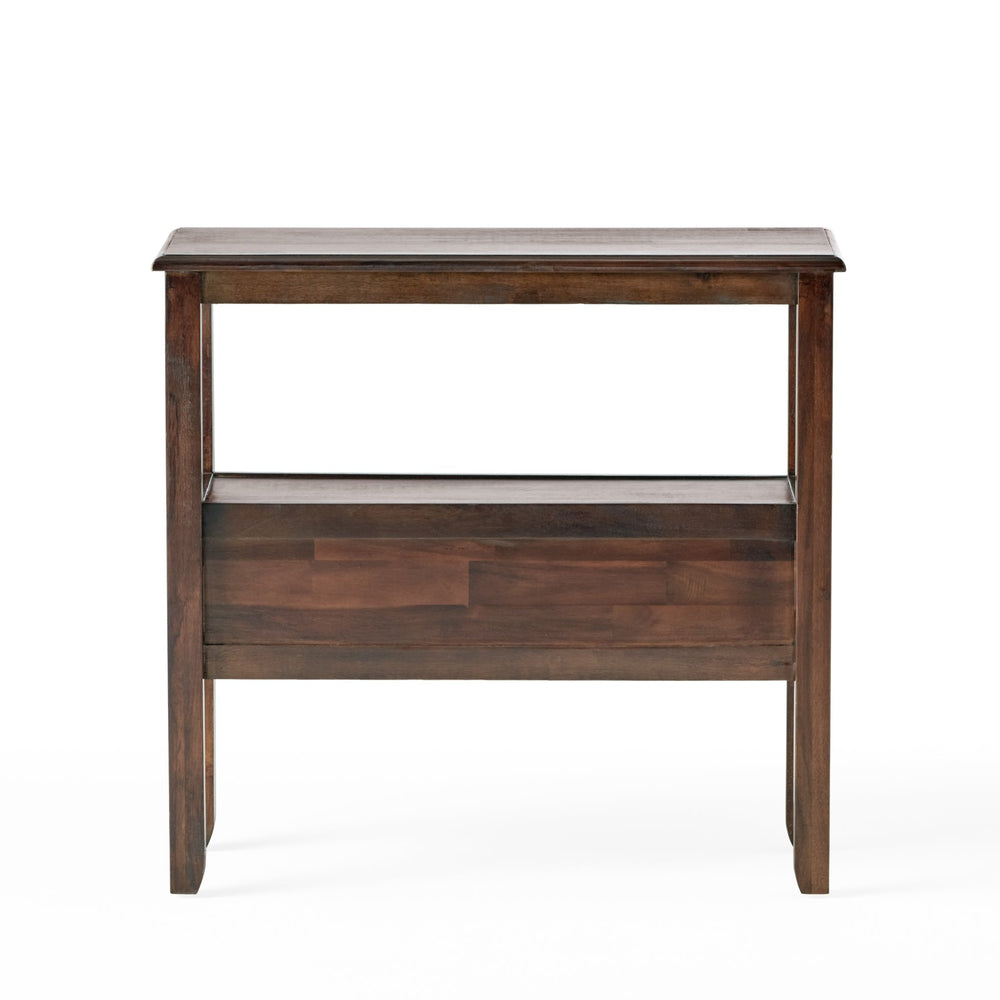 English Elm Christopher Knight Home® - End Table - Rustic Acacia Wood With Drawers, Versatile Modern Design For Living Room & Entryway N771P271384W
