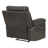 OSP Home Furnishings Bryson Recliner  Charcoal