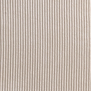 Meridian Furniture Benson Art Deco Corduroy Microsuede Upholstered Dining Chair with High Back Iron Frame Support Beige 757Beige-C