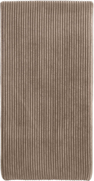 Meridian Furniture Benson Art Deco Corduroy Microsuede Upholstered Dining Chair with High Back Iron Frame Support Brown 757Brown-C