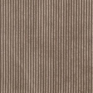 Meridian Furniture Benson Art Deco Corduroy Microsuede Upholstered Dining Chair with High Back Iron Frame Support Brown 757Brown-C